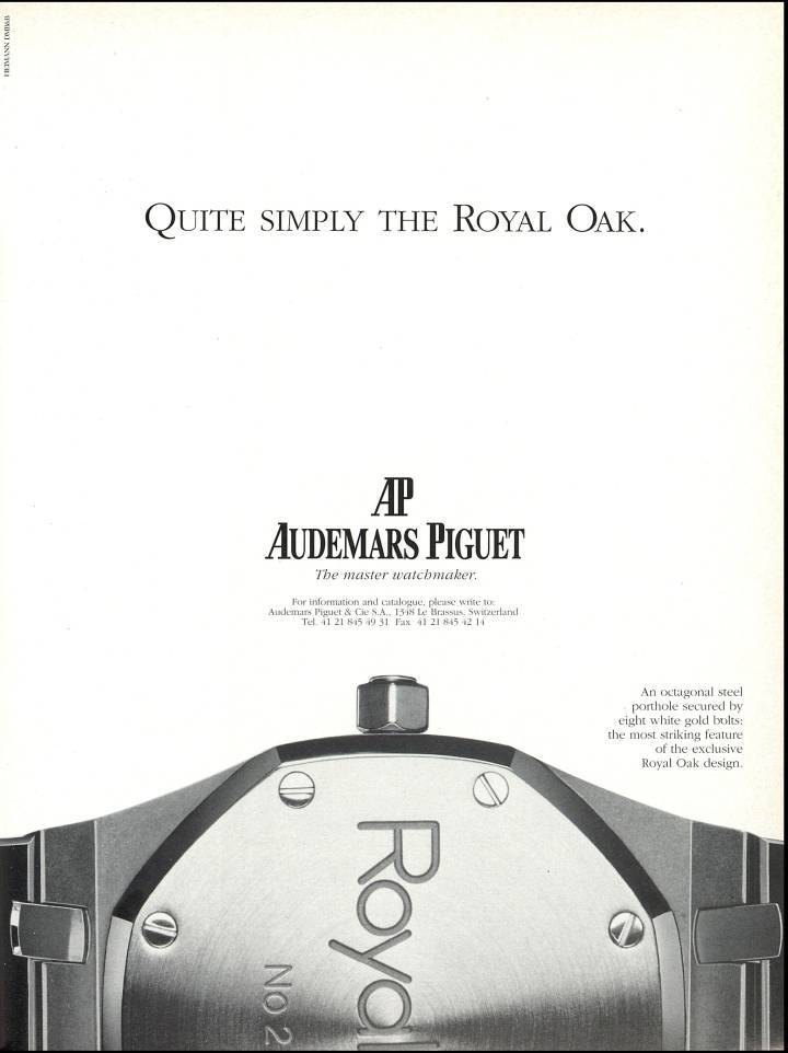 Une création iconique dans les archives d'Europa Star: la Royal Oak