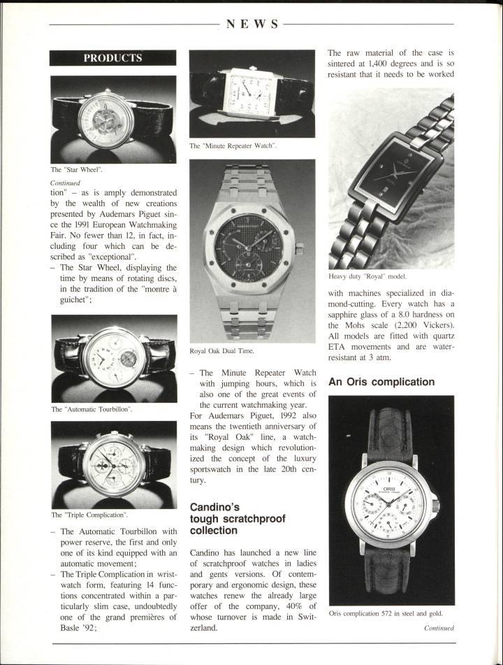 Une création iconique dans les archives d'Europa Star: la Royal Oak