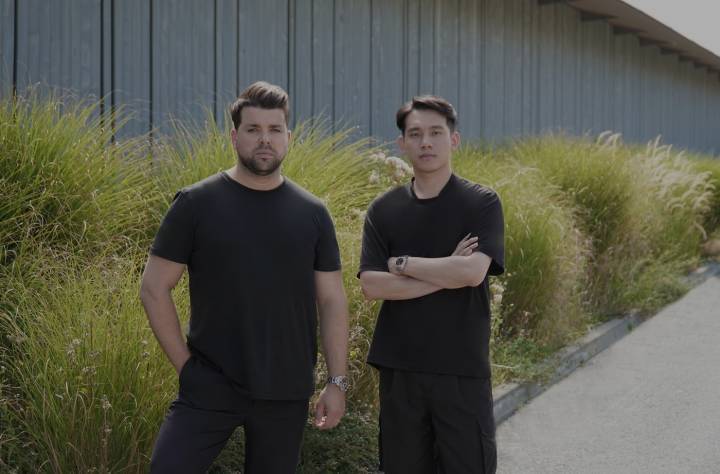 Christopher Wegener et Kai Hsuan Liu, co-fondateurs de la marque Pragma