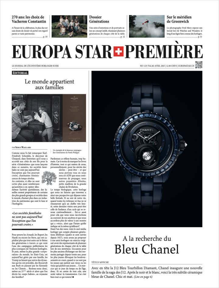 Découvrez le nouveau numéro d'Europa Star Première et son dossier Générations