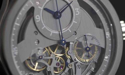 Sylvain Pinaud et son «Chronographe Monopoussoir Artisanal»