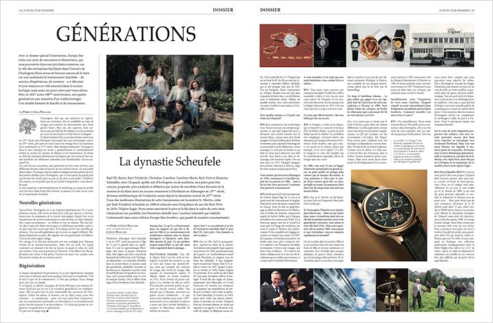 Découvrez le nouveau numéro d'Europa Star Première et son dossier Générations