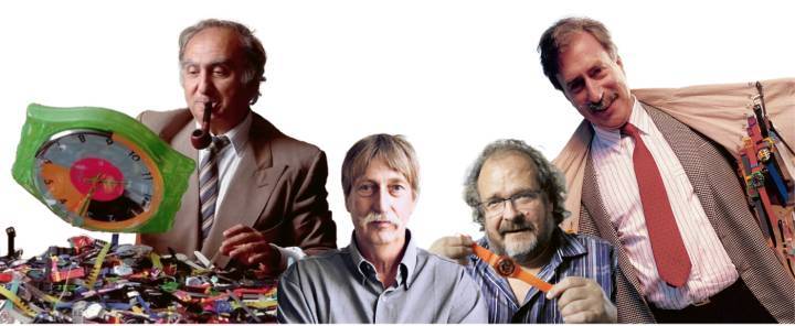 Nicolas George Hayek, Jacques Muller, Elmer Mock, Ernst Tomke