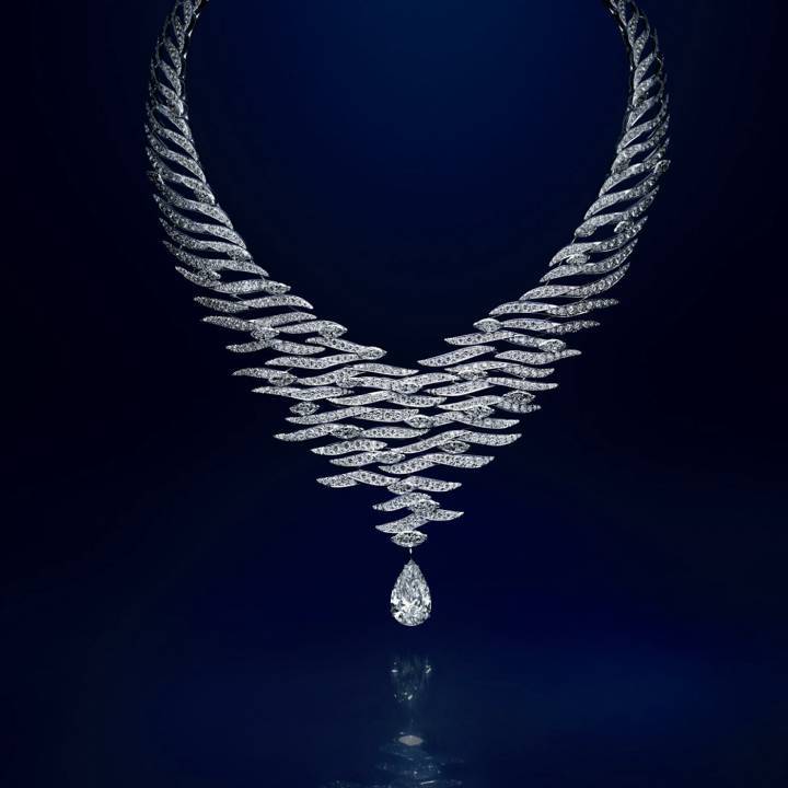 Chaumet - Collection Ondes et Merveilles, Collier A fleur d'eau