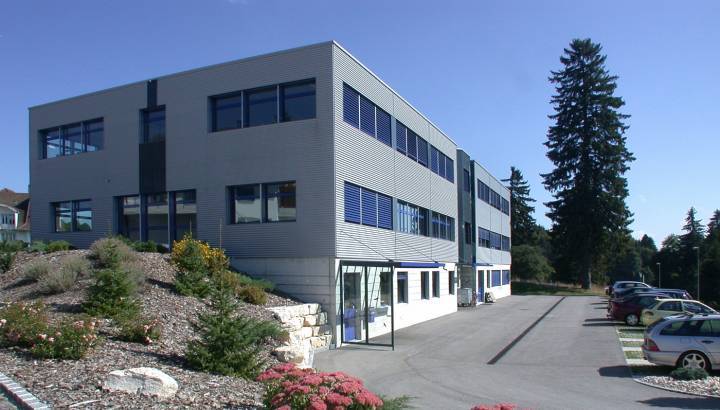 Le siège de Soprod aux Reussilles, dans le Jura bernois.