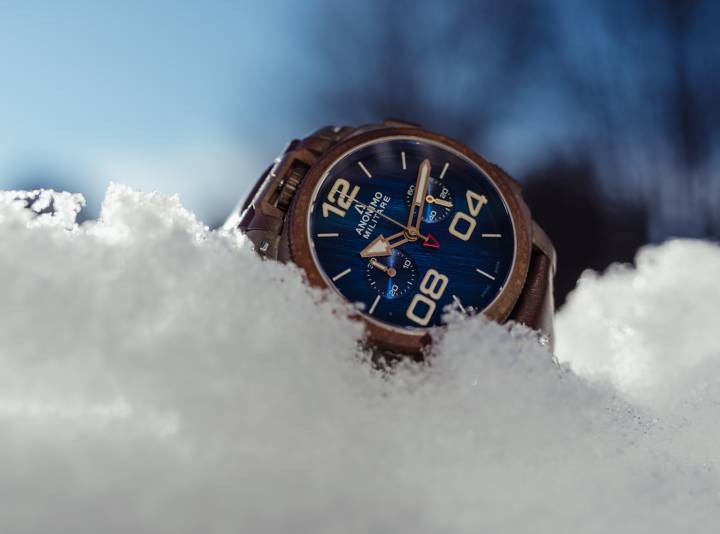 Anonimo Militare Chrono Bronze oxydé 