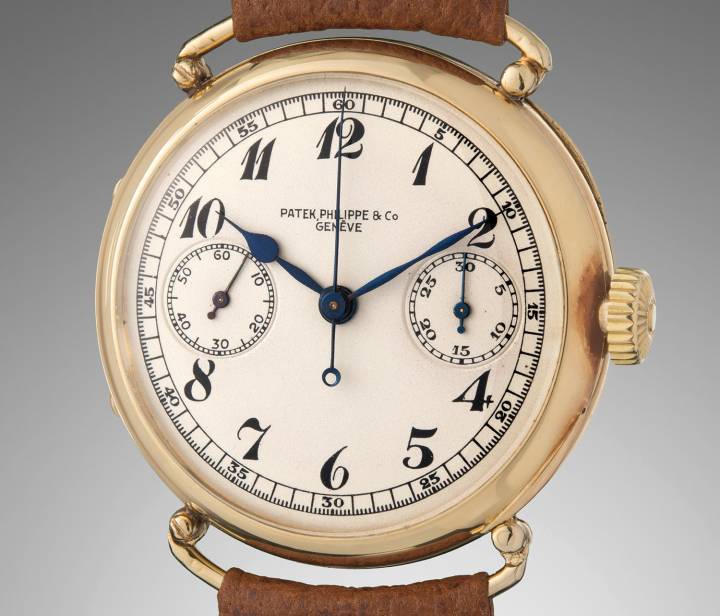 Une rare Patek Philippe de 1928 vendue chez Phillips