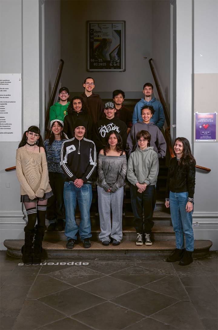  Les étudiantes et étudiants du CFP Arts