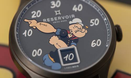 Reservoir x Label Noir x Popeye: humour, bande dessinée et horlogerie