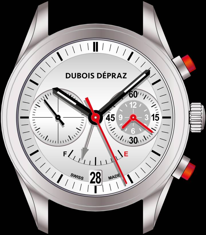  Le calibre DD 540, un mouvement à chronographe intégré