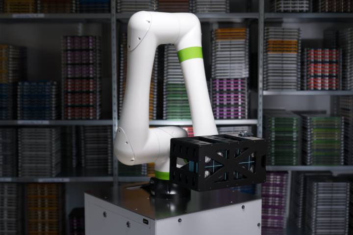 Simulation de porté par bras robotisé