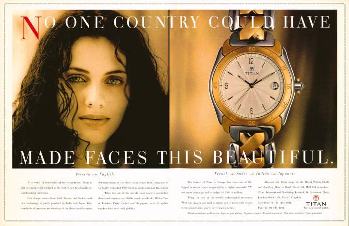 Publicité parue dans Europa Star en 1996