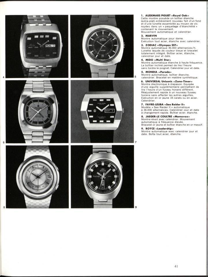 Une création iconique dans les archives d'Europa Star: la Royal Oak