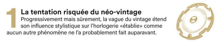 12 ruptures dans l'industrie horlogère