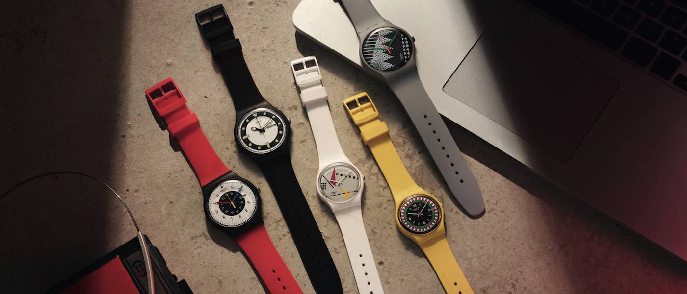 Quand Swatch mêle designs rétro et matériaux innovants