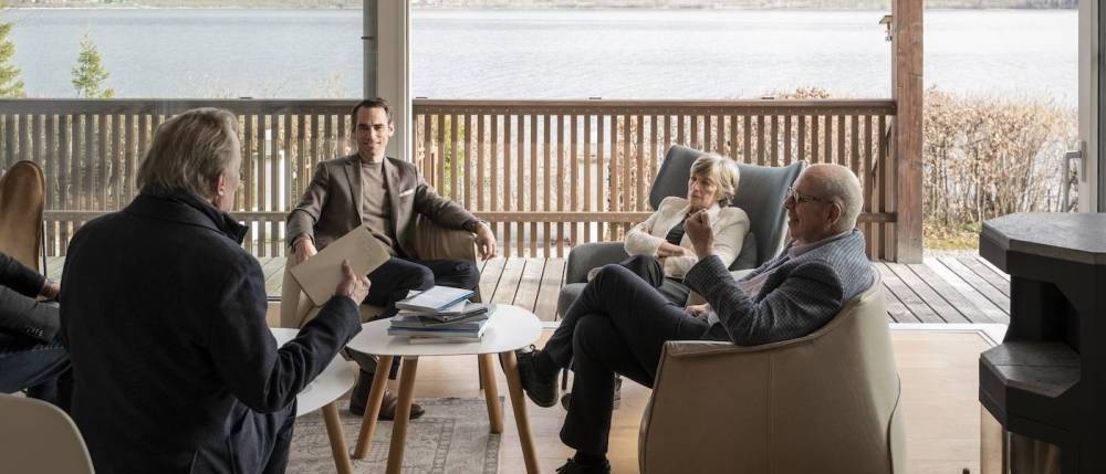 Au bord du Lac de Joux, plusieurs générations de la famille Meylan