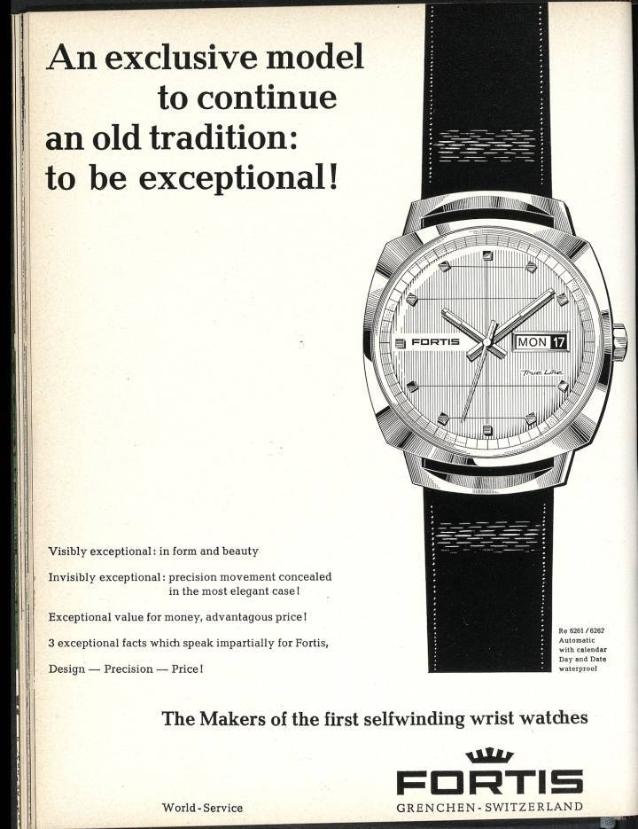 Une sélection d'archives Fortis des années 1940 aux années 1960, toutes parues dans Europa Star.