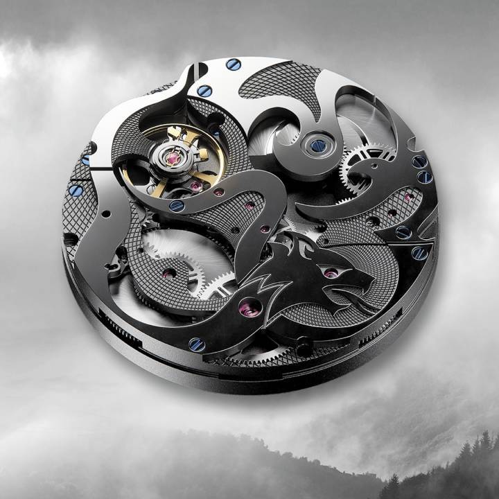 Stollenwurm réalise ses mouvements avec les spécialistes Télôs Watch et TMH.