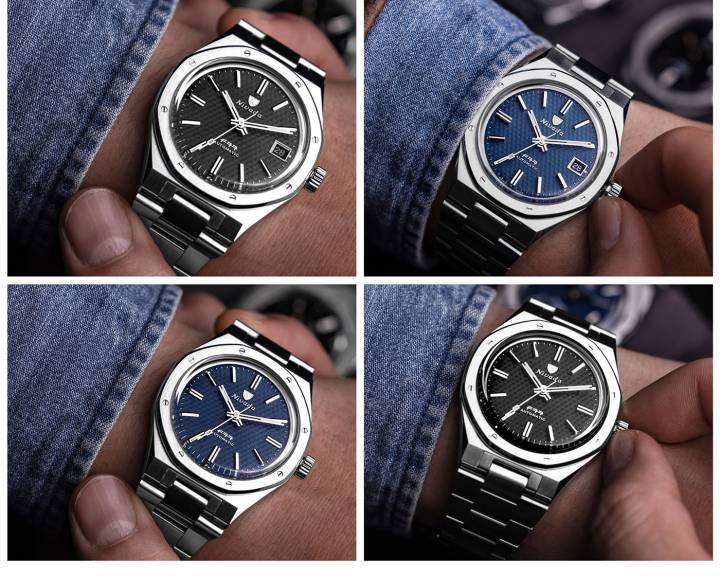 S'inscrivant dans la tendance des montres en acier à bracelet intégré, Nivada Grenchen vient de rééditer un modèle de 37 mm de 1977. La F77 a été proposée à un peu plus de CHF 1'000, en pré-commande durant 77 heures seulement.