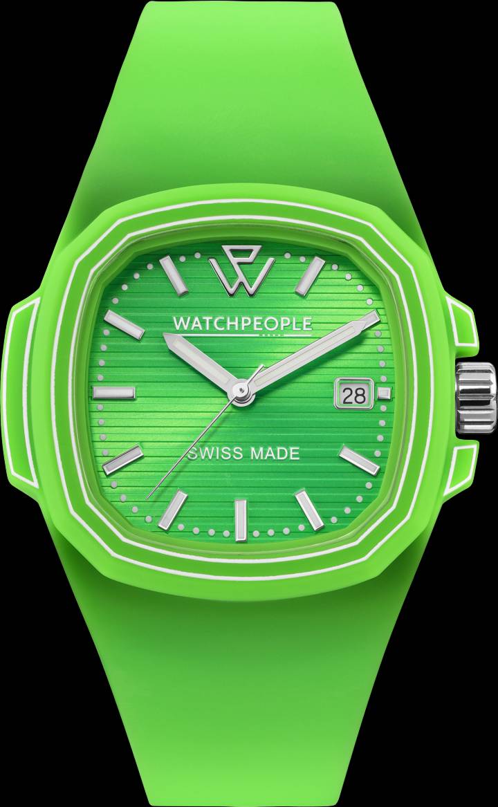 Avec WatchPeople, Jean-Pierre Lutgen a souhaité garder l'ADN coloré et vibrant de Ice Watch, tout en apportant une qualité de fabrication Swiss made, à l'exemple de cette WP4 Fresh Green.