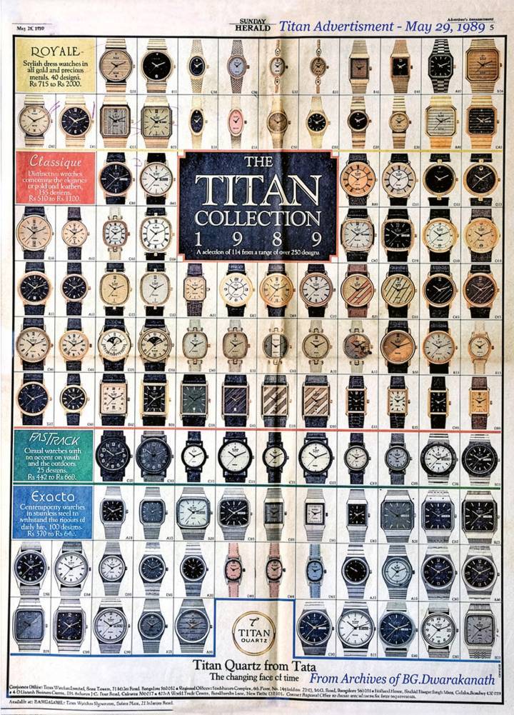 La première publicité emblématique de Titan en 1989