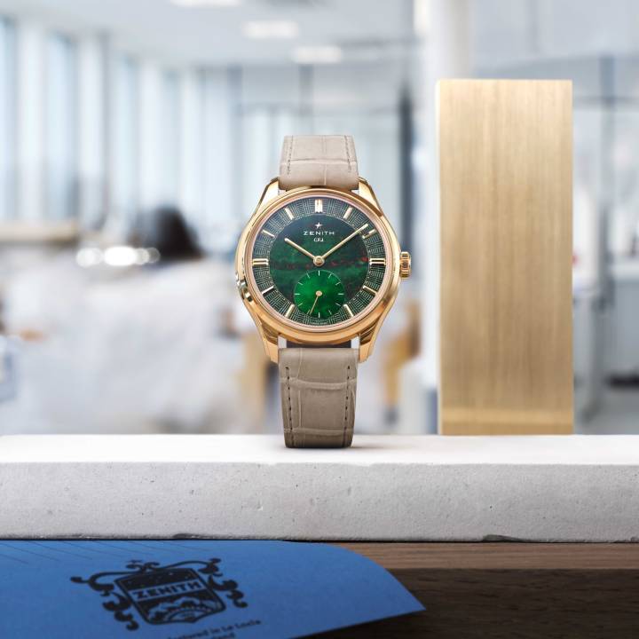 Baptisée en hommage à Georges Favre-Jacot, la G.F.J. a été pensée comme l'écrin contemporain du Calibre 135, le mouvement chronomètre d'observatoire le plus récompensé de l'histoire de l'horlogerie.