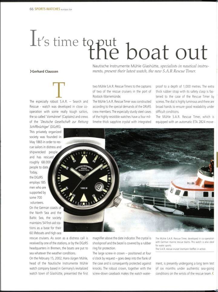 Après sa relance dans les années 1990, la société se rapproche du monde nautique.