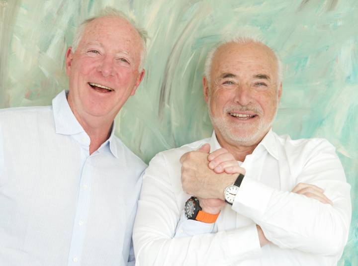 Les frères André et Ronnie Bernheim, co-propriétaires du groupe Mondaine
