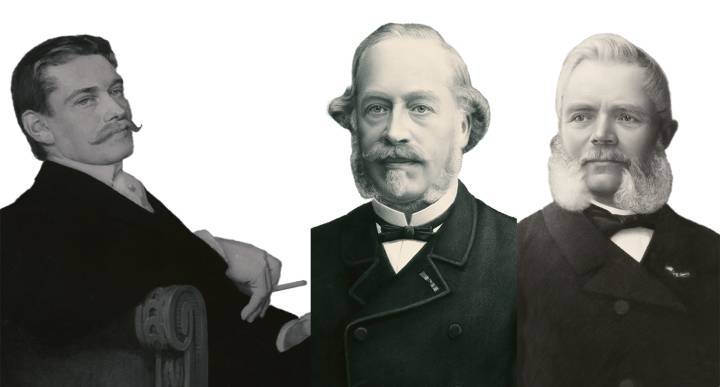 Louis Cartier, Adrien Philippe, Norbert de Patek