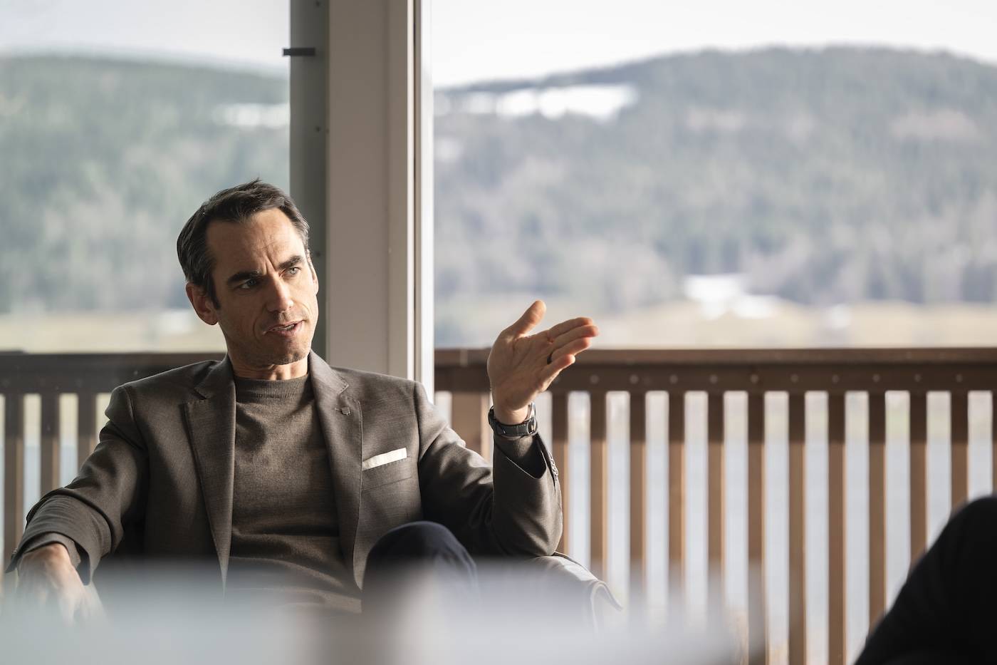 Au bord du Lac de Joux, plusieurs générations de la famille Meylan