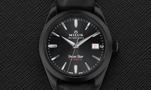 Milus lance son modèle Snow Star Dark Matter avec Qlock