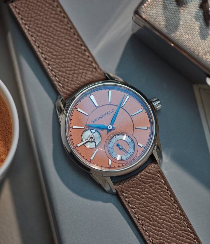 Le modèle Grönefeld 1941 Remontoire, un modèle rare proposé sur le site A Collected Man.