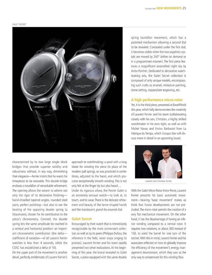 Laurent Ferrier, une patiente montée en puissance