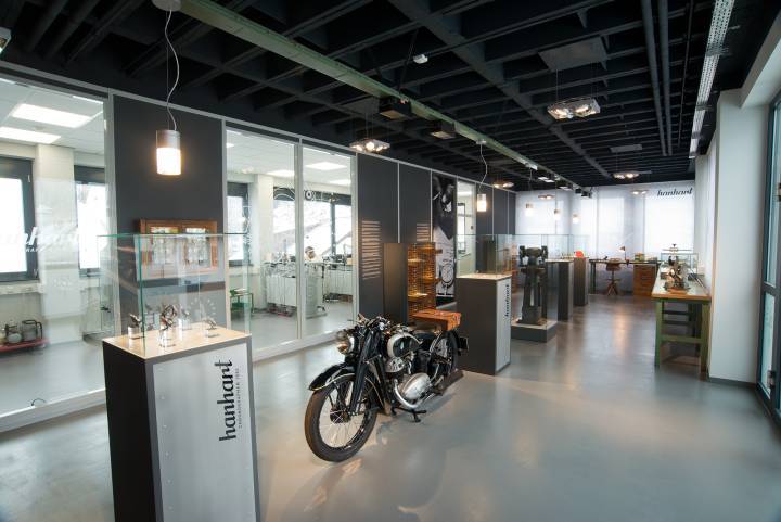 Le musée de Hanhart, dans les ateliers (immenses) de la marque à Gütenbach