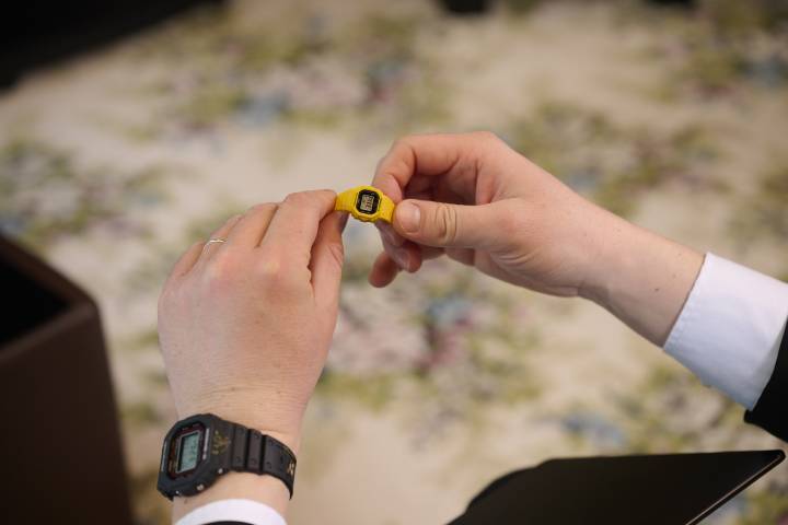 La G-Shock nano, montre-bague à la miniaturisation extrême, le nouveau phénomène de la marque qui reflète à la fois ses capacités d'innovation et son sens du style. 