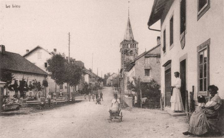 Vue du Lieu au début du XXe siècle