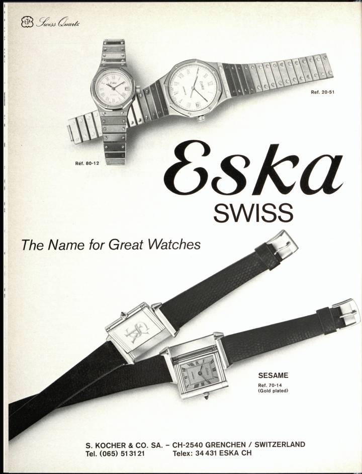 La deuxième vie d'Eska Watches