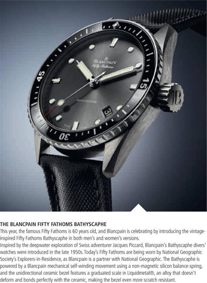 Blancpain: l'insubmersible Fifty Fathoms