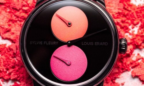 Avec Sylvie Fleury, Louis Erard voit les heures en rose 