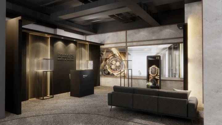 La nouvelle boutique Phillips Perpetual de Hong Kong a ouvert au Pedder Building en 2023.