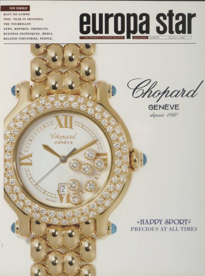 Les Nineties posent les prémices du succès de la renaissance de l'horlogerie traditionnelle à travers le luxe. Chopard, maison fièrement indépendante, lance son modèle Happy Sport.