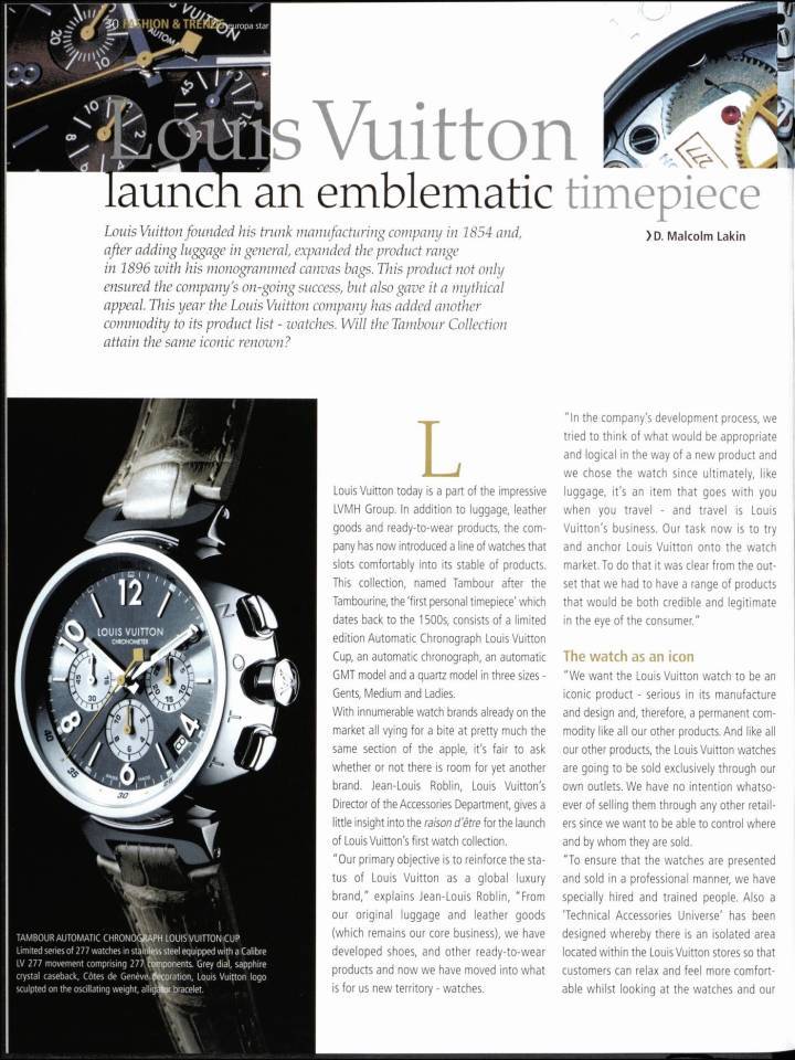 Le lancement de la Tambour en 2002 dans Europa Star