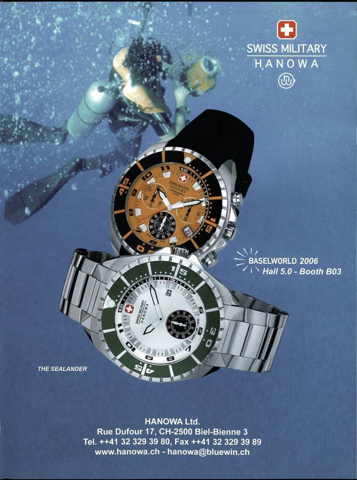 Swiss Military Hanowa en pleine lumière