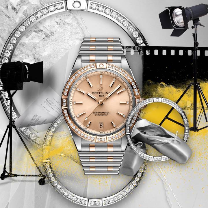 Quand les horlogers sortent du monde horloger: la Breitling Chronomat pour femmes rejoint la garde-robe virtuelle de Drest, le premier jeu mobile interactif au monde ayant pour thème l'univers du prêt-à-porter de luxe.