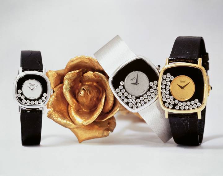 La première montre Happy Diamonds (1976)