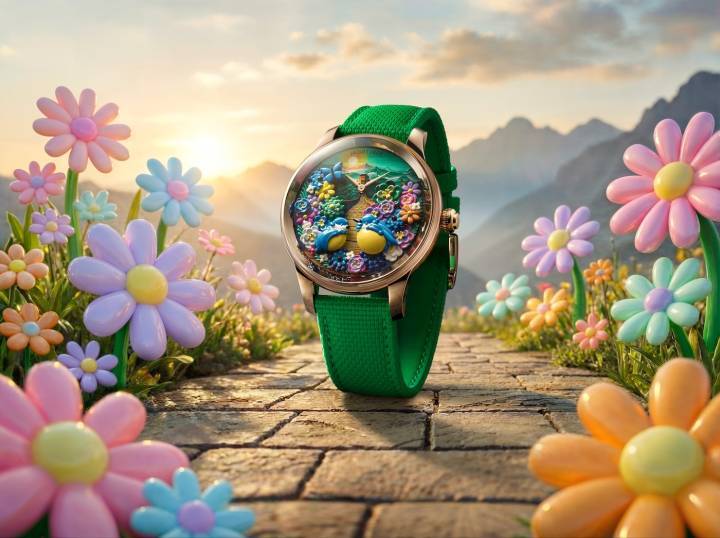 Avec ses Joyful Inflatable Birds, Jaquet Droz entre dans l'univers de l'Inflatable Art, où les formes prennent du volume, s'arrondissent et s'assument dans une dimension presque ludique.