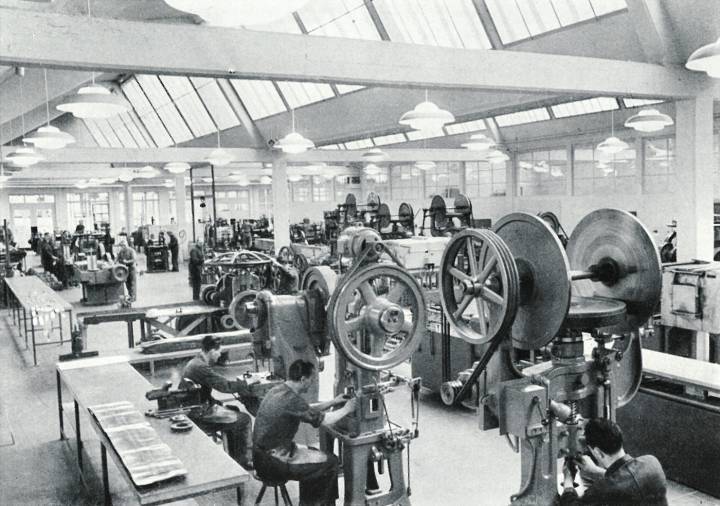 L'usine Métaux Précieux SA, ancêtre de Metalor