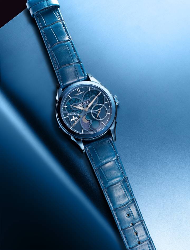 Edition limitée de 50 pièces de la Royale Saphir en bleu topaze, 13'500 € TTC