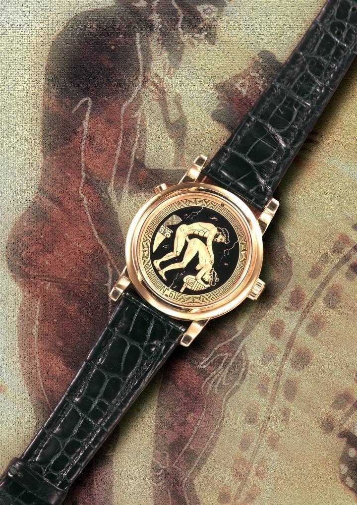 En 1996, un collectionneur italien demande à Svend Andersen s'il peut réaliser une montre-bracelet érotique à automates. Pari tenu. Depuis lors, Svend Andersen en a réalisé plus de 170. Avec entre 9 et 11 éléments qui bougent.