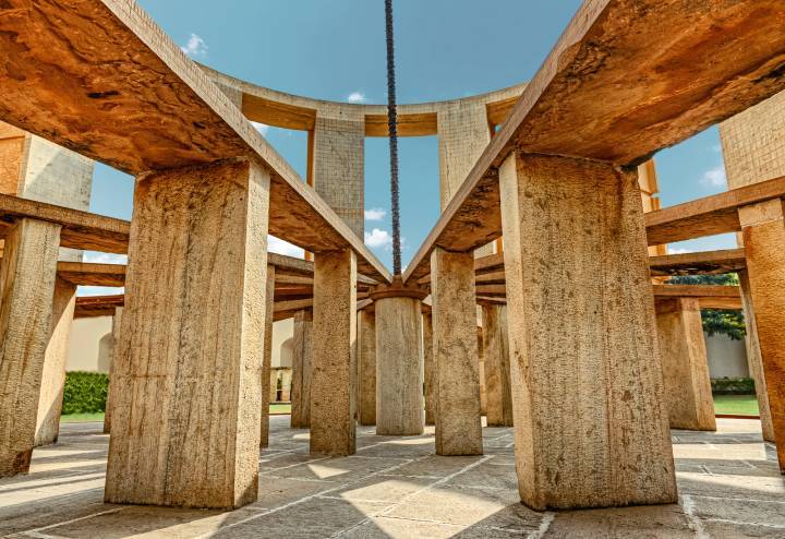 Vue intérieure du Rama Yantra.